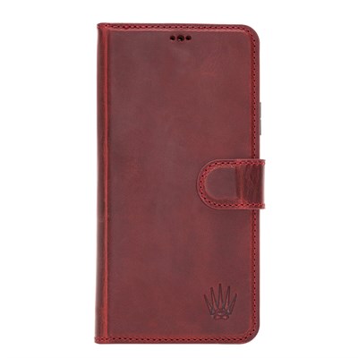 MAGIC WALLET IPHONE 11 PRO MAX BORDO CUZDAN + KILIF