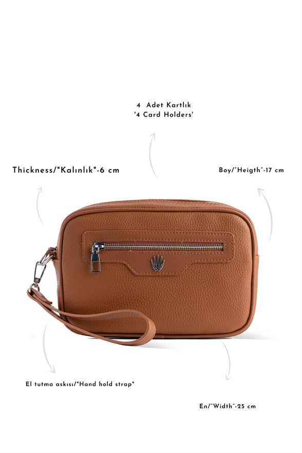 RICARDO FLOTTER TAN HAND BAG