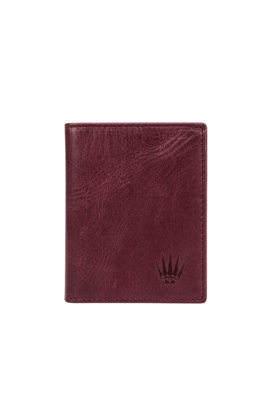 %100 Hakiki Deri Crazy Bordo Cüzdan 6 Kart Bölmeli Hafif ve Minimalist Tasarım Wood