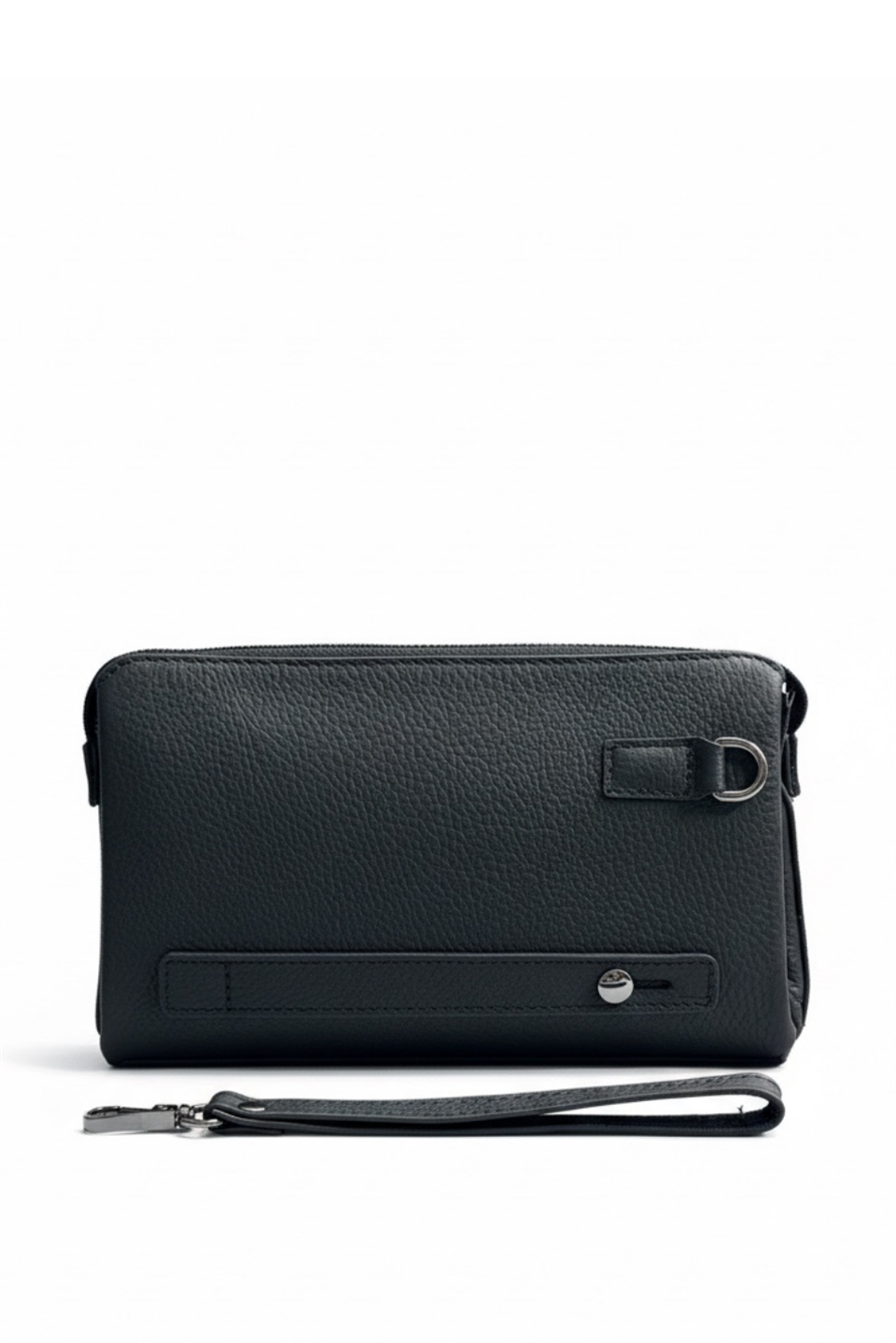 Cipher Parmak İzi Kilitli Hakiki Deri El Çantası