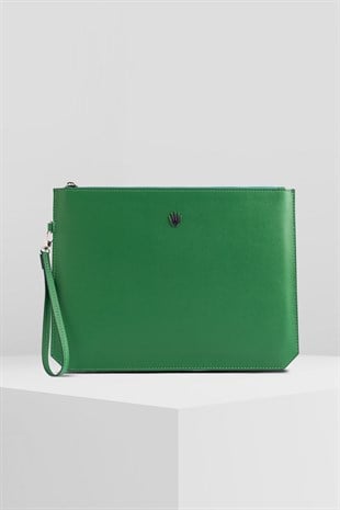 CLUTCH GREEN HAND BAG