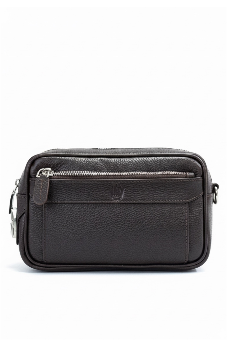 FOREST BROWN ŞİFRELİ HAKİKİ DERİ EL ÇANTASI