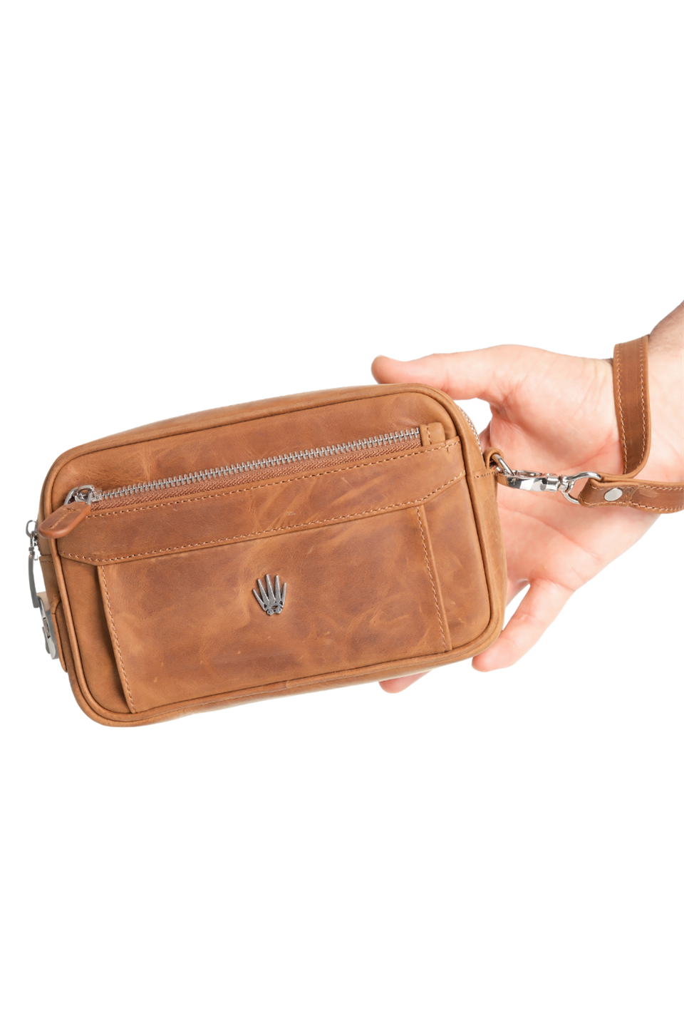 FOREST CRAZY TABA ŞİFRELİ HAKİKİ DERİ EL ÇANTASI