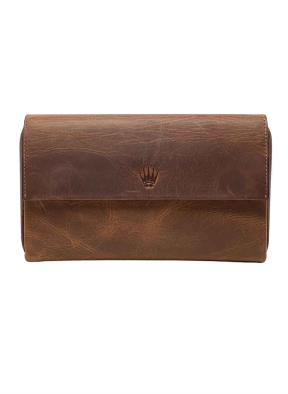 Logic Clucth  Crazy Taba Parmak İzi Kilitli Hakiki Deri El Çantası