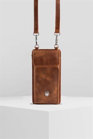 LUISA TAN HANGING PHONE BAG