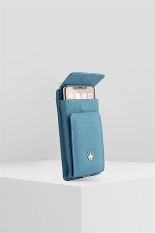 LUISA TURKUAZ HANGING PHONE BAG