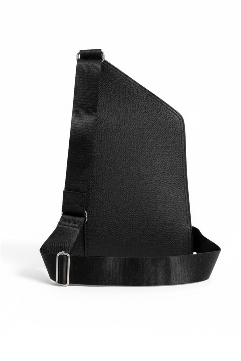 Rust Bag Siyah Çapraz Hakiki Deri Çanta