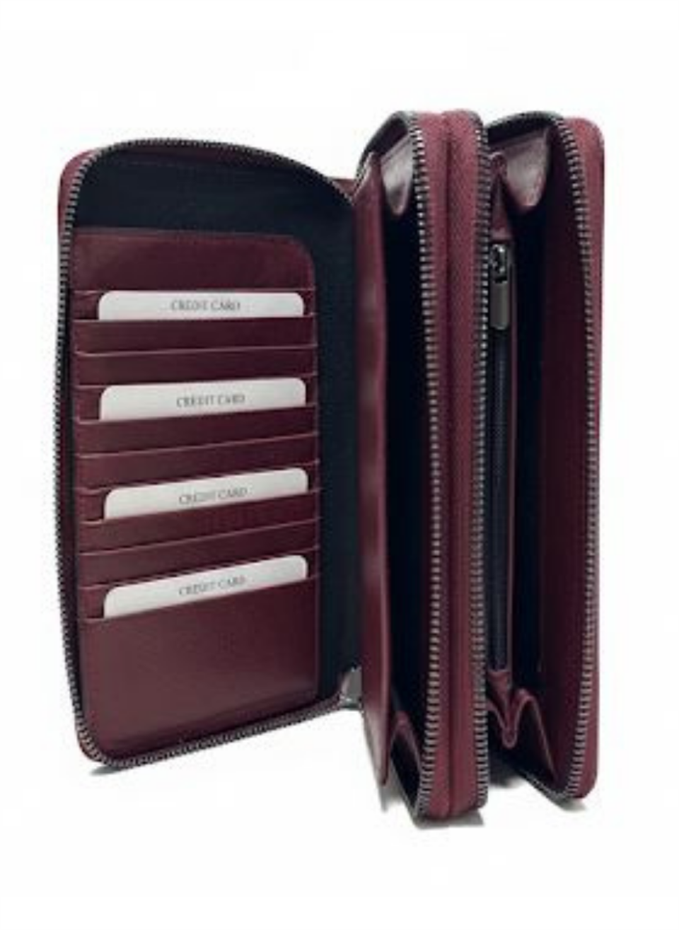 Tome Crazy Bordo Hakiki Deri Telefon Cüzdanı,El Çantası