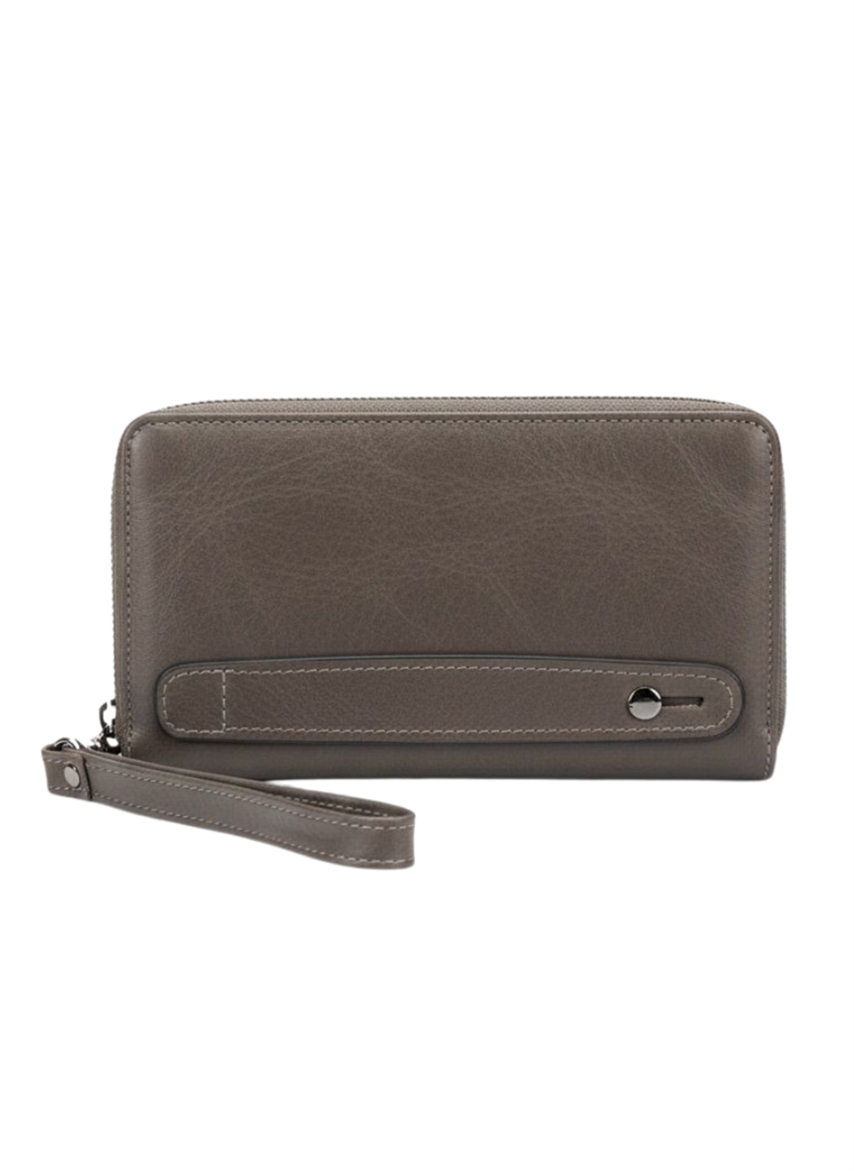 Tome Crazy Gri Hakiki Deri Telefon Cüzdanı,El Çantası