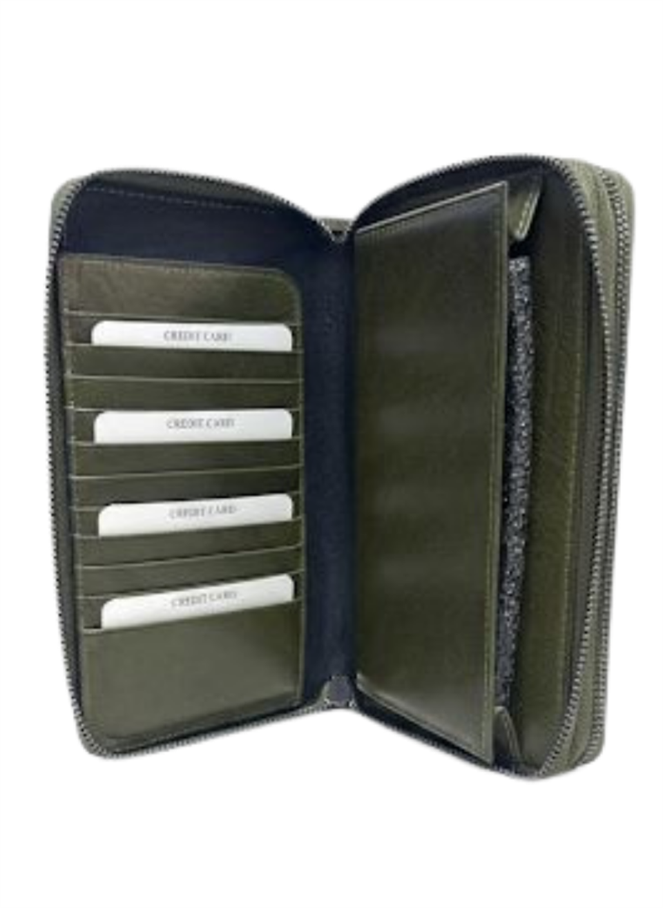 Tome Crazy Yeşil Hakiki Deri Telefon Cüzdanı,El Çantası