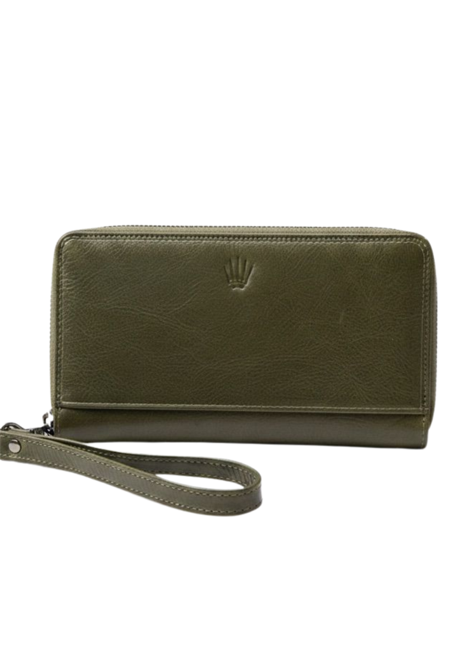 Tome Crazy Yeşil Hakiki Deri Telefon Cüzdanı,El Çantası