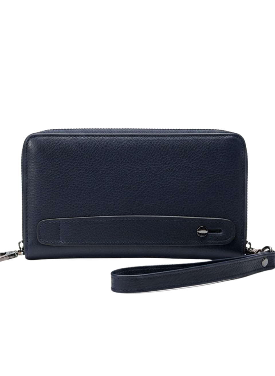 TomeLacivert Hakiki Deri Telefon Cüzdanı,El Çantası