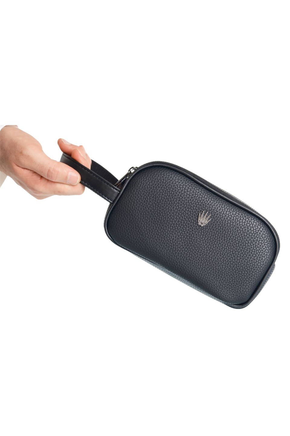 Valetta Siyah İthal Vegan Deri El Çantası