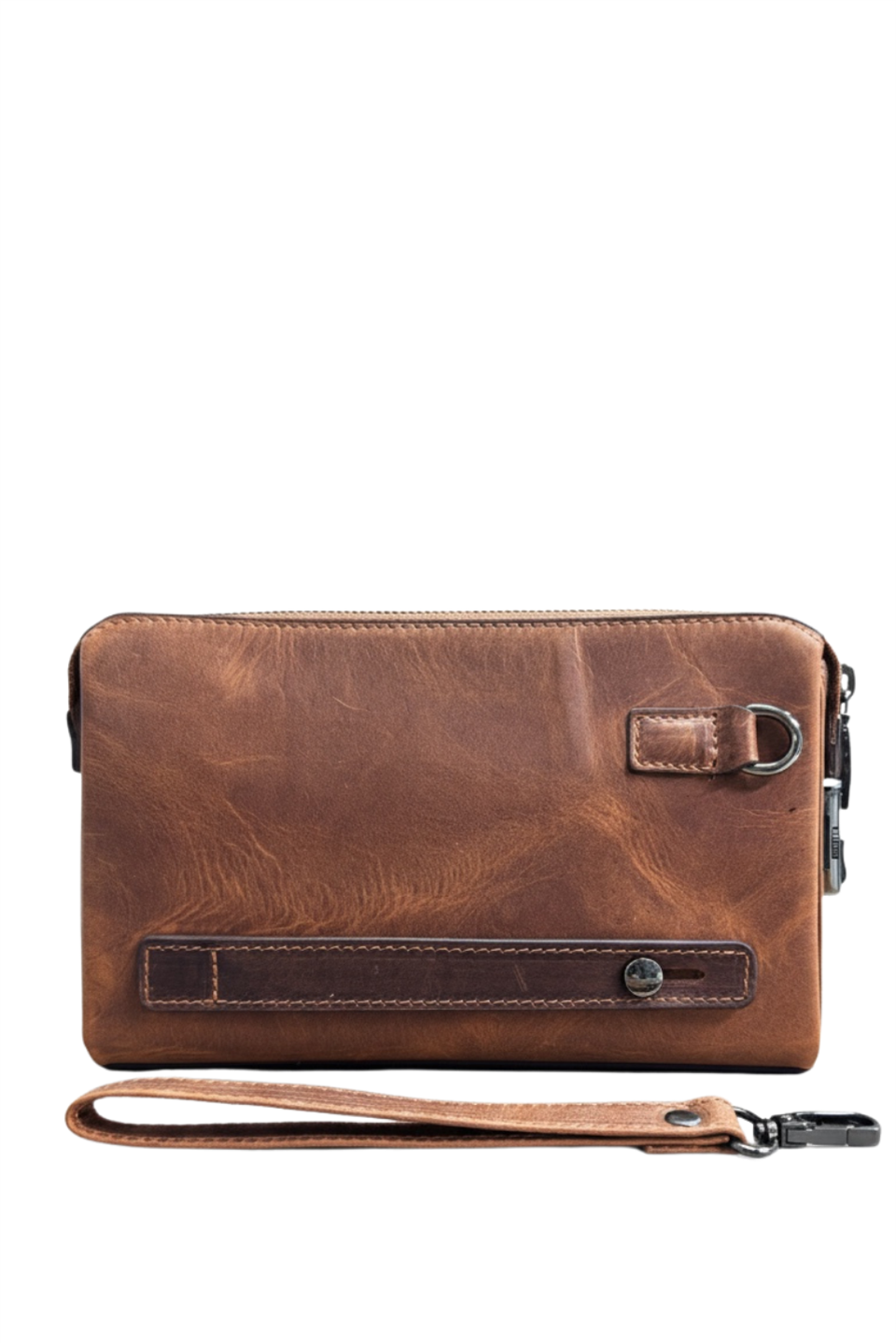 Vault Crazy Taba Şifreli Kilitli Hakiki Deri El Çantası