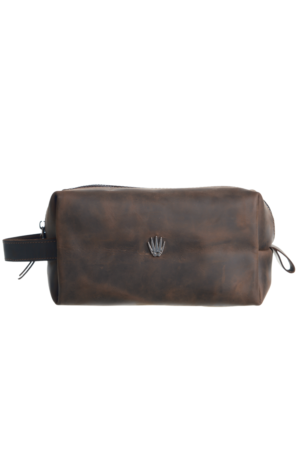 VEREV CRAZY BROWN GENUINE LEATHER HAND BAG