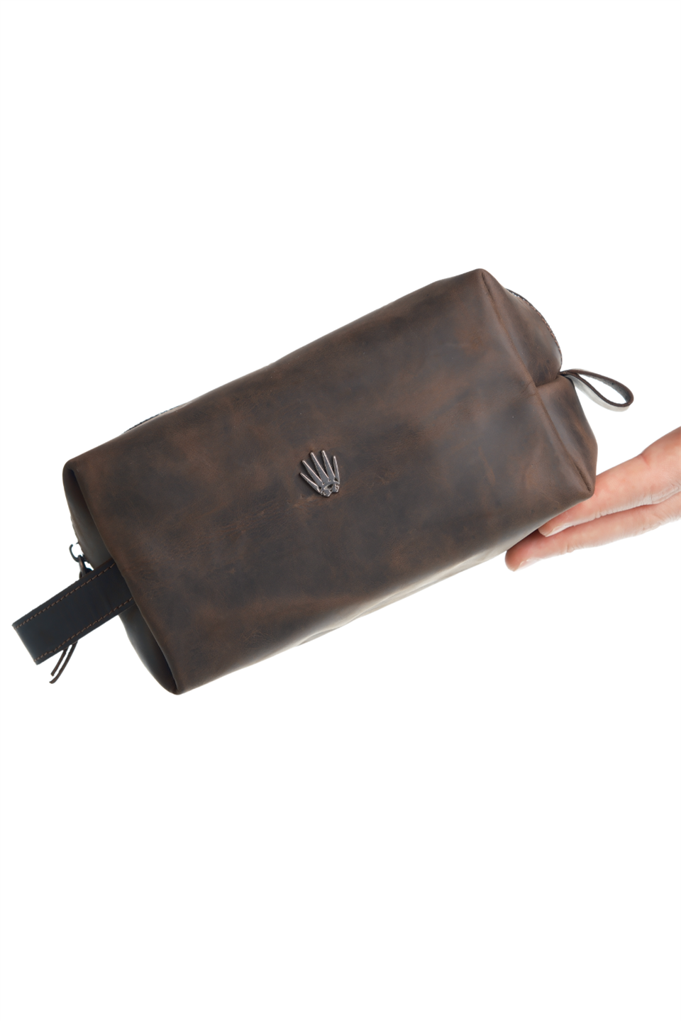 VEREV CRAZY BROWN GENUINE LEATHER HAND BAG