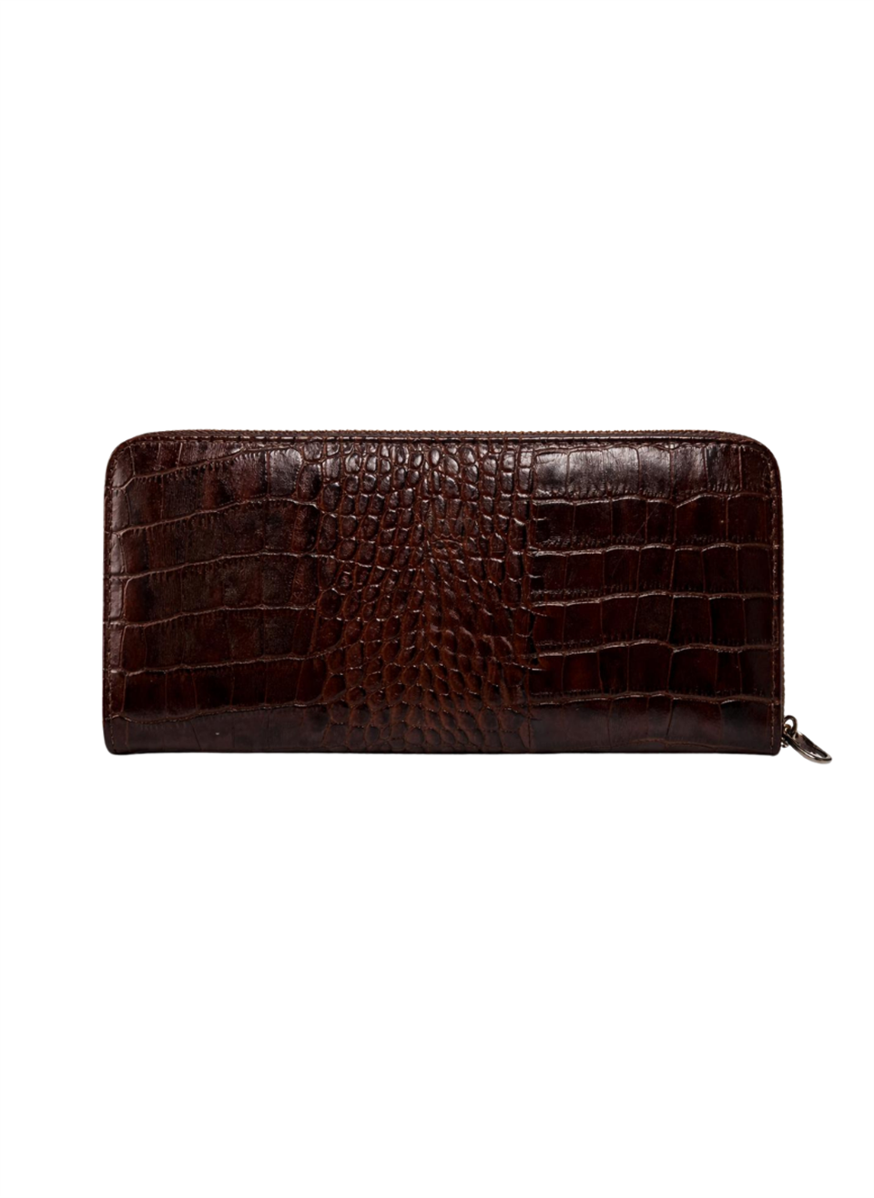 WIZARD DESENLİ KOYUKAHVE  HAKİKİ DERİ EL ÇANTASI