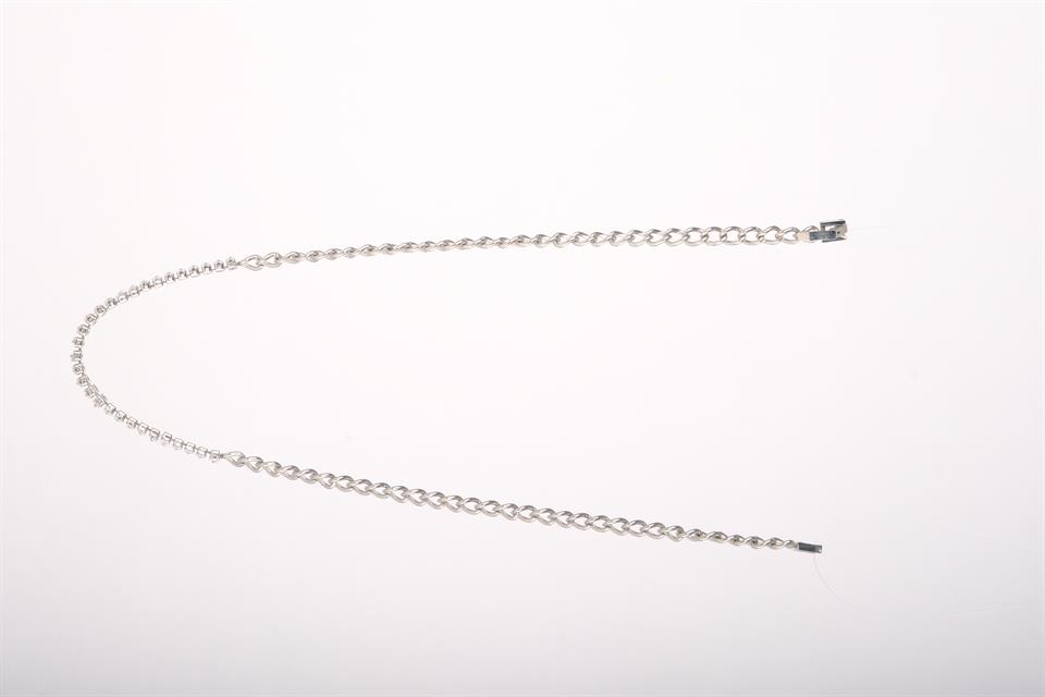 GIULIA  SILVER  STEEL NECKLACE 