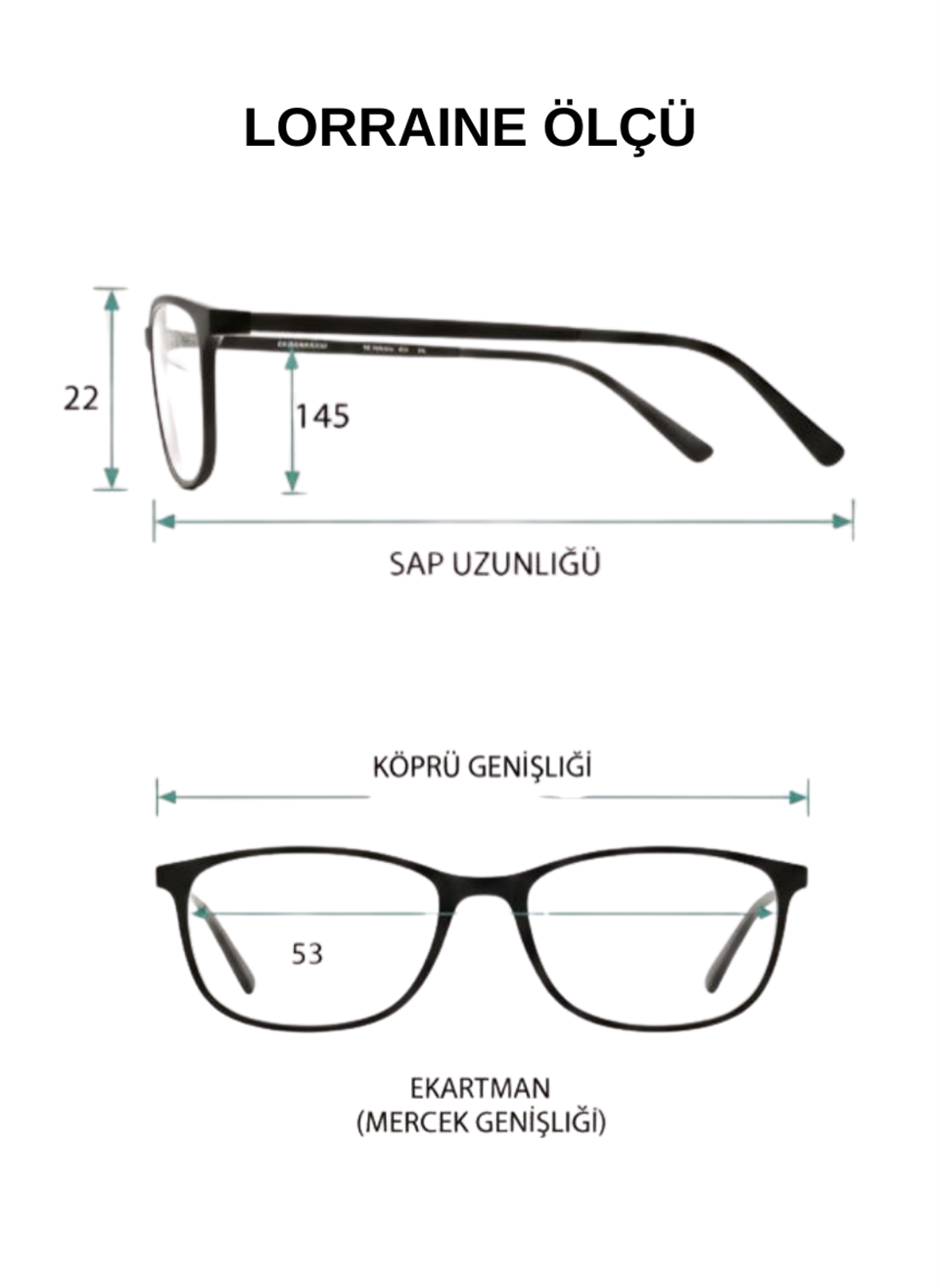 ROYAL EYEWEAR BLACK LORRAINEW