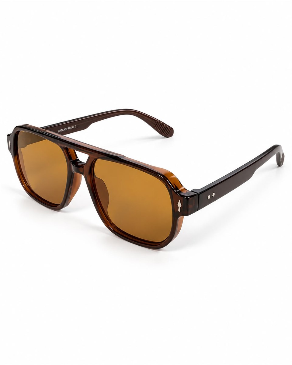 Royal Eyewear Re1009 Koyu Kahverengi Güneş Gözlüğü 
