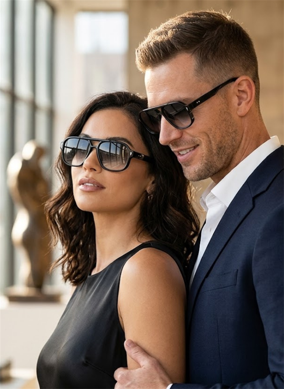 Royal Eyewear Re1009 Siyah Güneş Gözlüğü 
