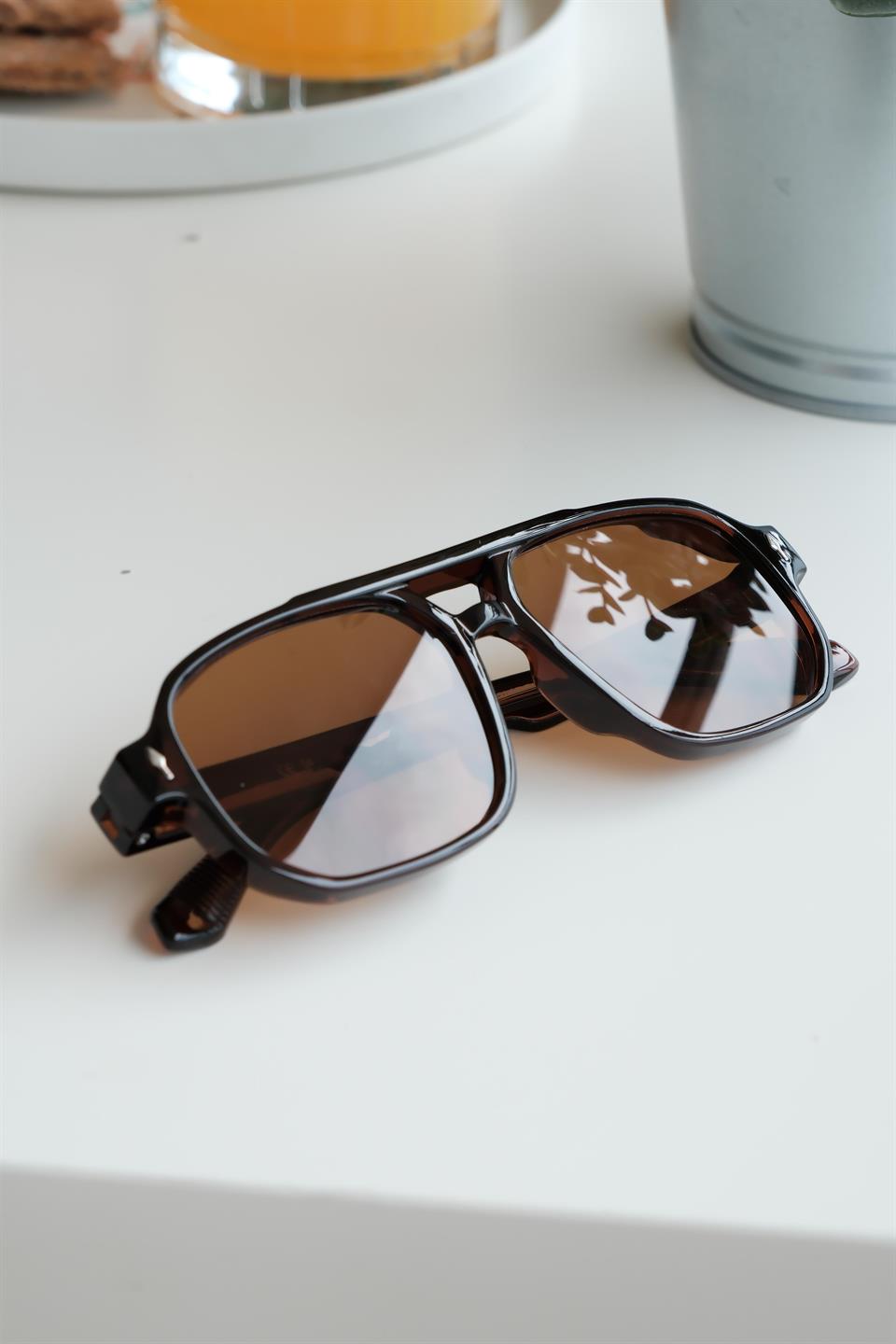 Royal Eyewear Re1009 Koyu Kahverengi Güneş Gözlüğü 
