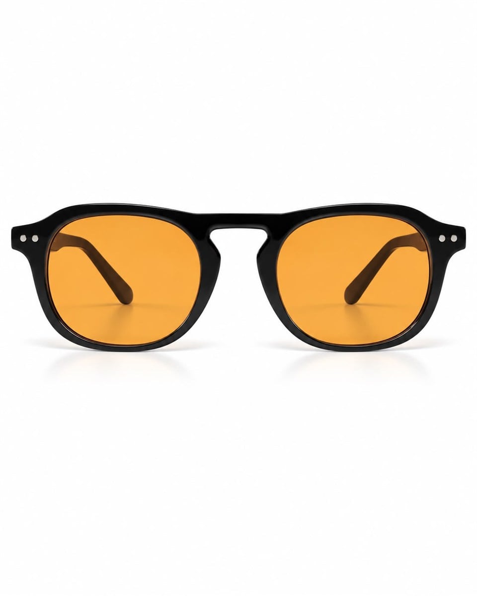 Royal Eyewear Re1107 Siyah Turuncu Güneş Gözlüğü 
