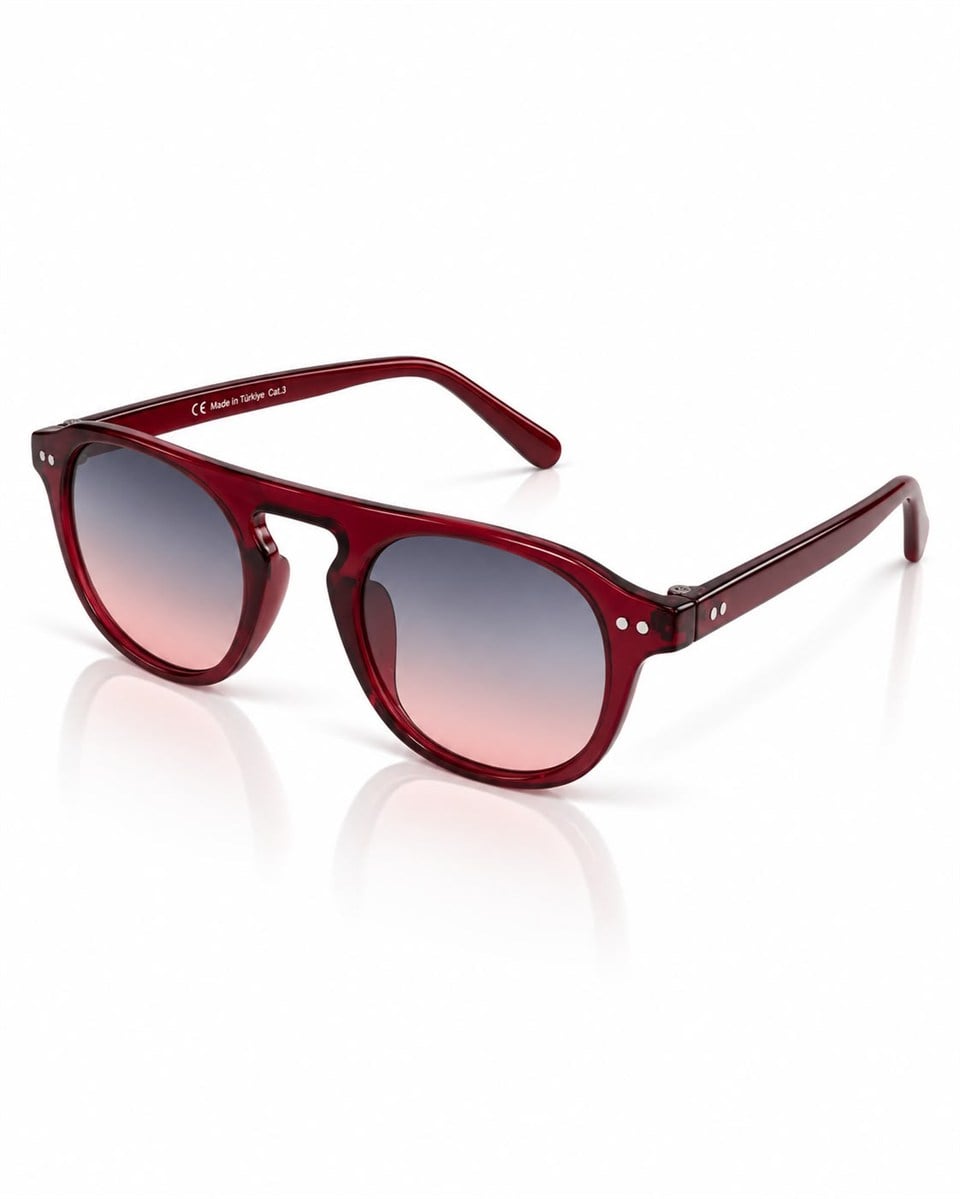 Royal Eyewear Re1107 Kırmızı Güneş Gözlüğü 