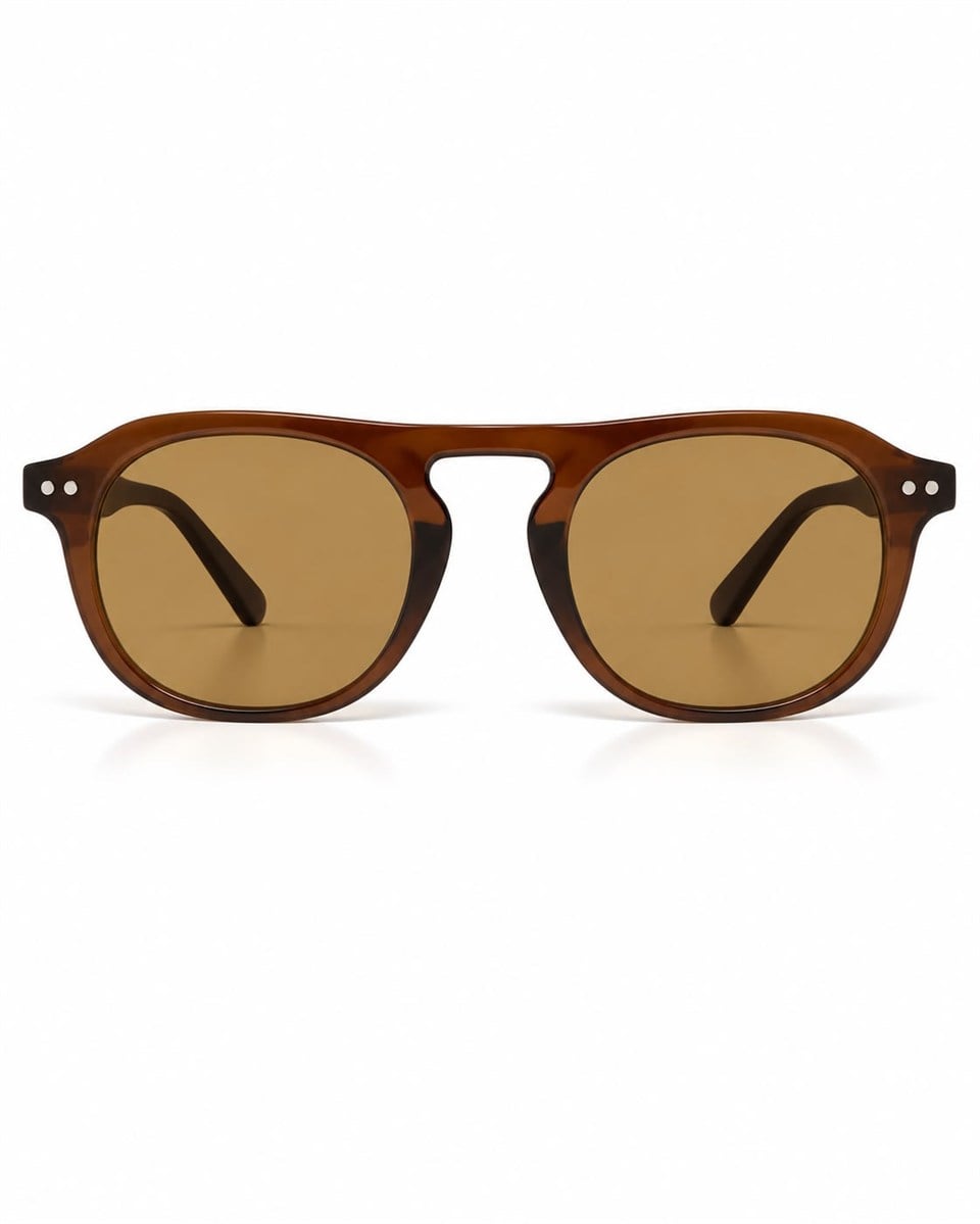 Royal Eyewear Re1107 Koyu Kahverengi Güneş Gözlüğü 
