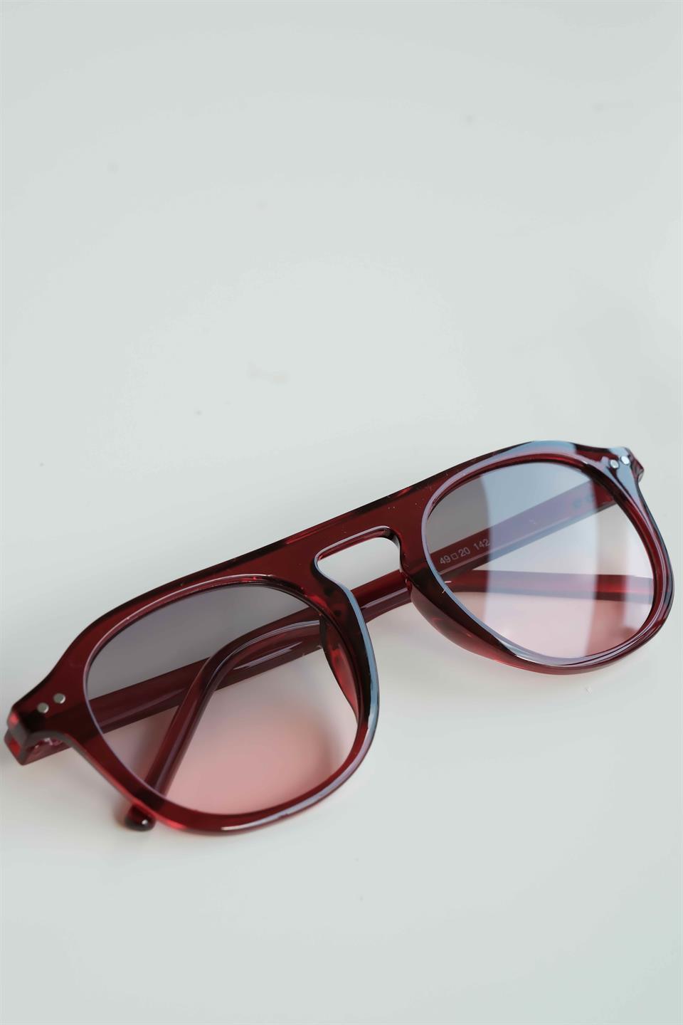 Royal Eyewear Re1107 Kırmızı Güneş Gözlüğü 