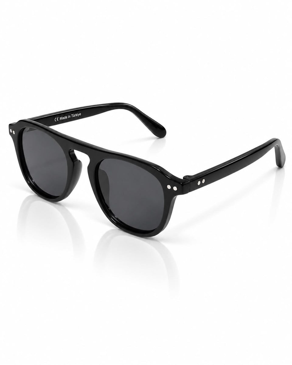 Royal Eyewear Re1107 Siyah Güneş Gözlüğü 