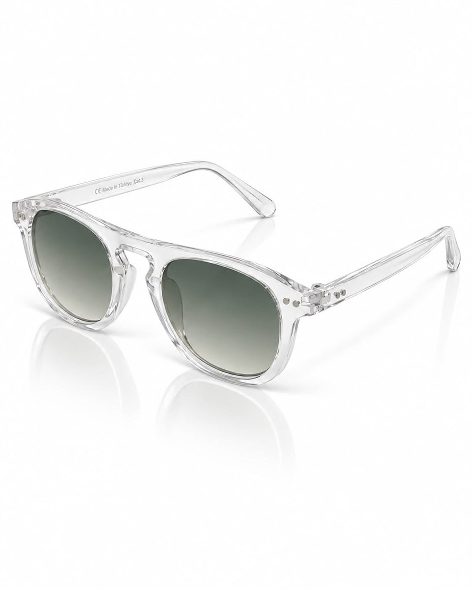 Royal Eyewear Re1107 Transparan Yeşil Güneş Gözlüğü 