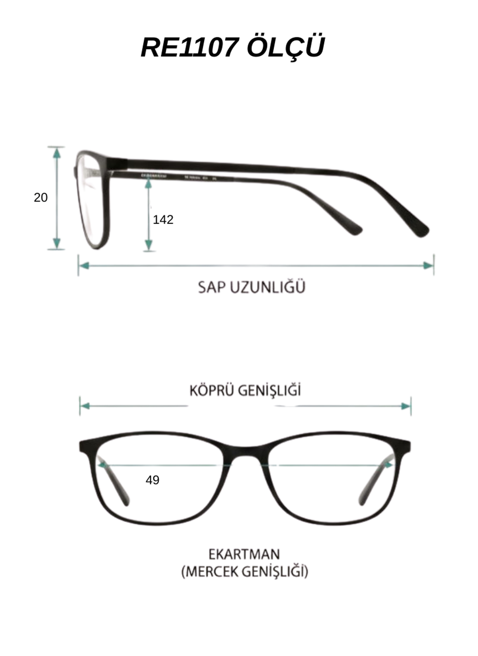 Royal Eyewear Re1107 Transparan Yeşil Güneş Gözlüğü 