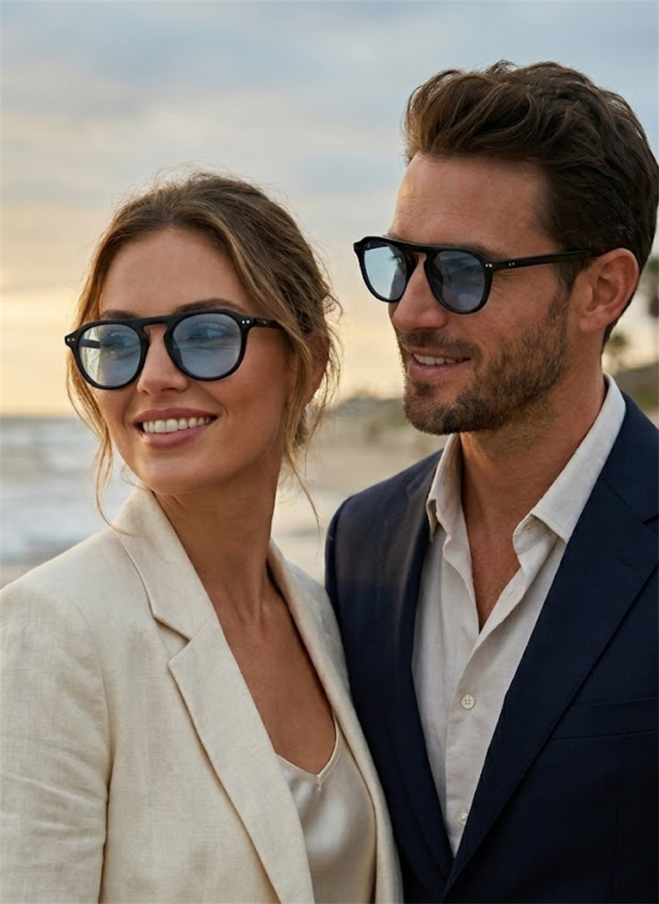 Royal Eyewear Re1107 Siyah Mavi Güneş Gözlüğü 