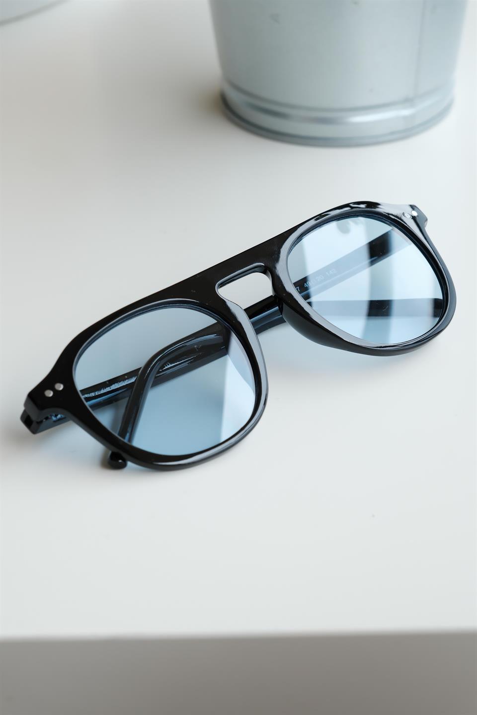 Royal Eyewear Re1107 Siyah Mavi Güneş Gözlüğü 