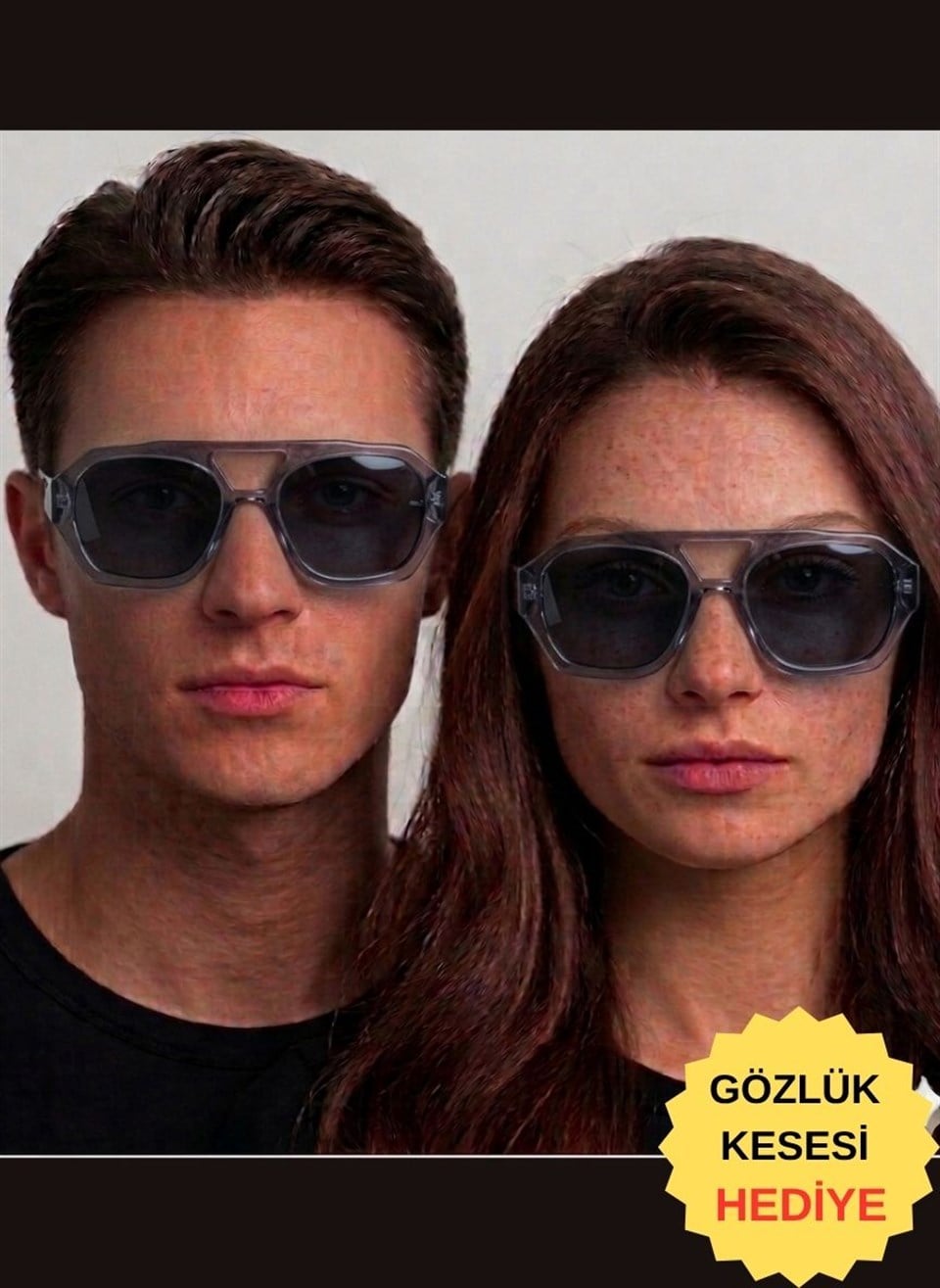 Royal Eyewear Re2707 Gri Güneş Gözlüğü 