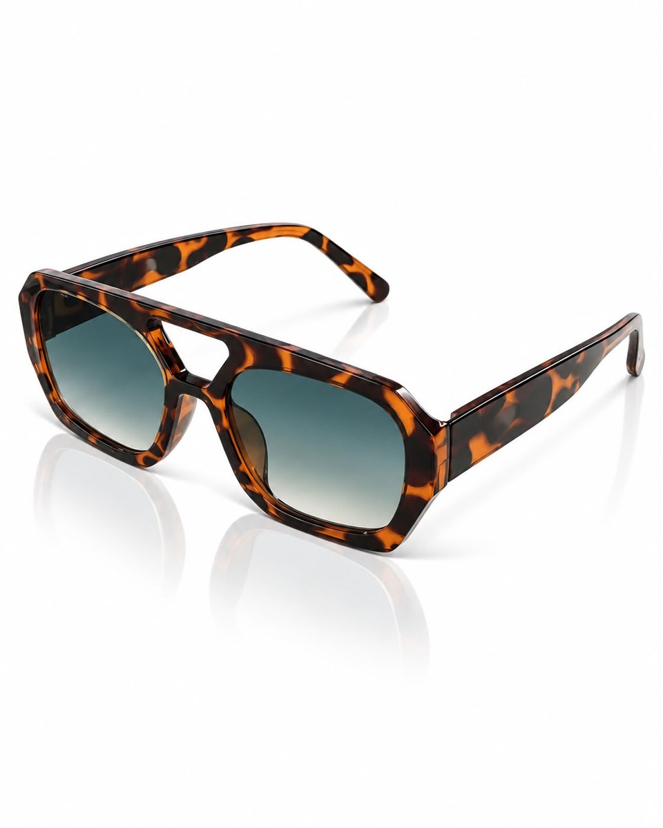 Royal Eyewear Re2707 Leopar yeşil Güneş Gözlüğü 