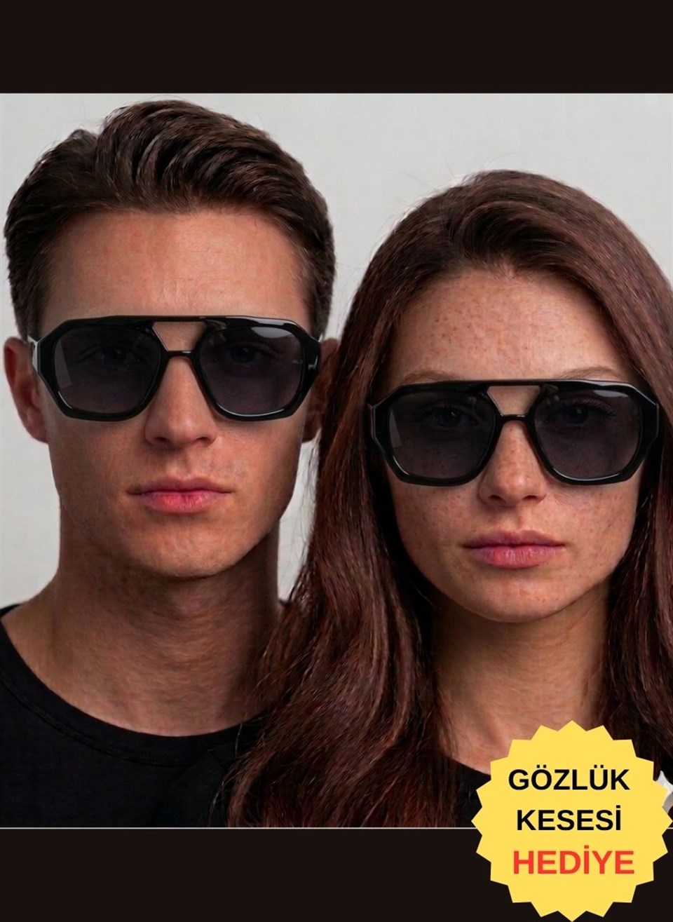 Royal Eyewear Re2707 Siyah Güneş Gözlüğü 