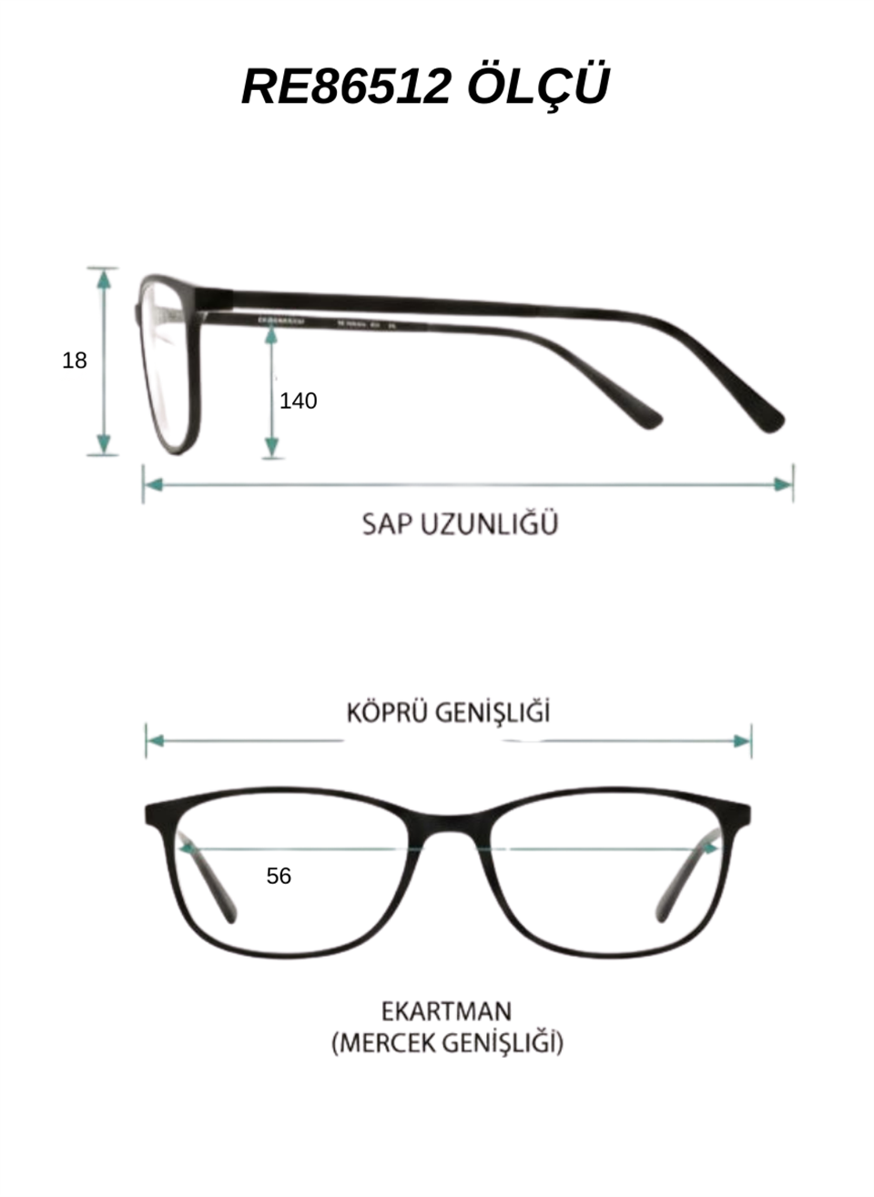 ROYAL EYEWEARTRANSPARENT BLACK 86512W