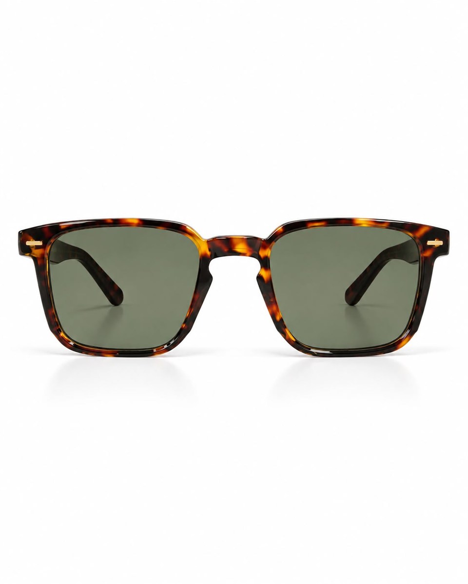 Royal Eyewear Re981 Yeşil leopar Güneş Gözlüğü 
