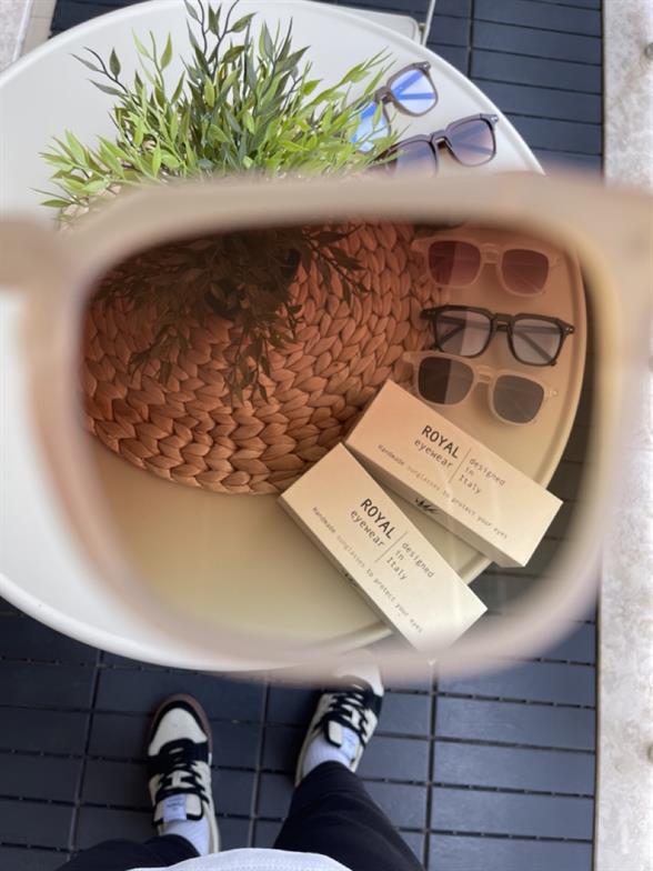 Güneş Gözlüğü Kadın & Erkek UV400 Cam Orjinal CE Belgeli Rose RE981W