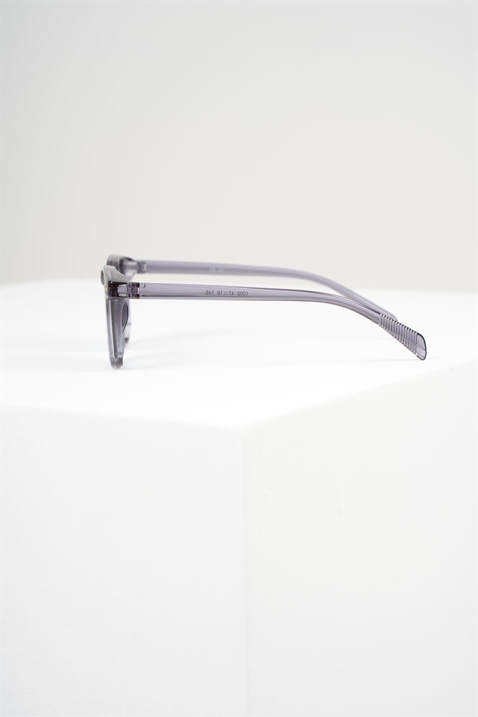 Güneş Gözlüğü Kadın & Erkek UV400 Cam Orjinal CE Belgeli Gri Mavi RE982W