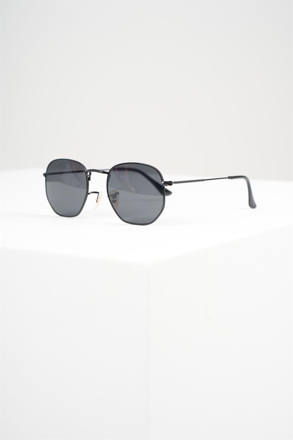 HEXA ROUND SİYAH UNİSEX GÜNEŞ GÖZLÜĞÜ