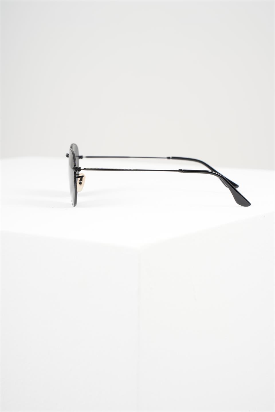 HEXA ROUND SİYAH UNİSEX GÜNEŞ GÖZLÜĞÜ