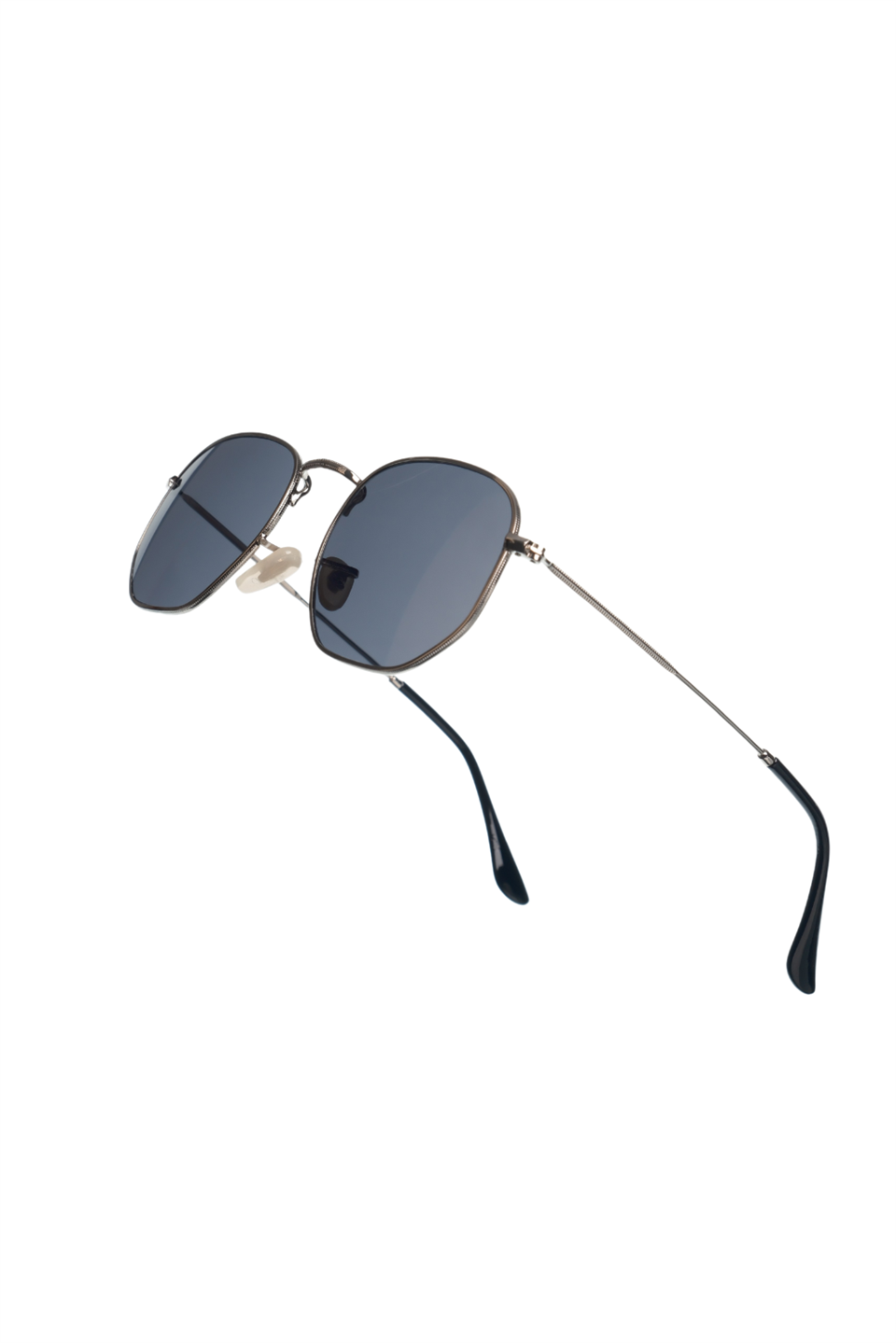 HEXA ROUND SİLVER SİYAH UNİSEX GÜNEŞ GÖZLÜĞÜ