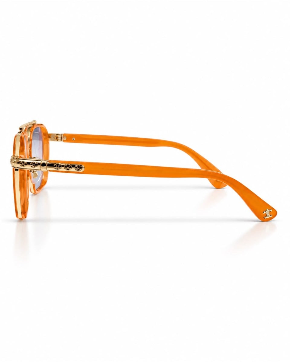 ROYAL EYEWEAR RE0039 Turuncu -Gold GÜNEŞ GÖZLÜĞÜ