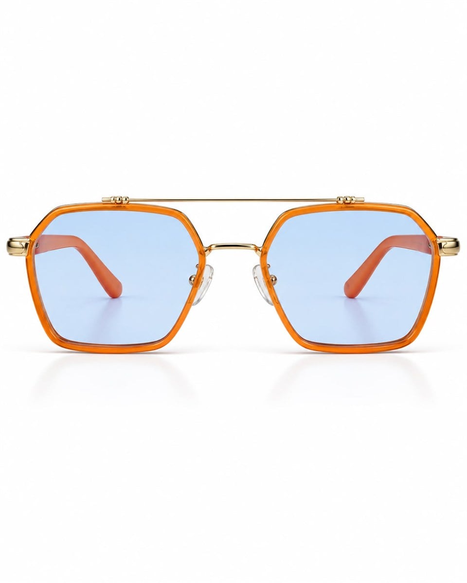 ROYAL EYEWEAR RE0039 Turuncu -Gold GÜNEŞ GÖZLÜĞÜ