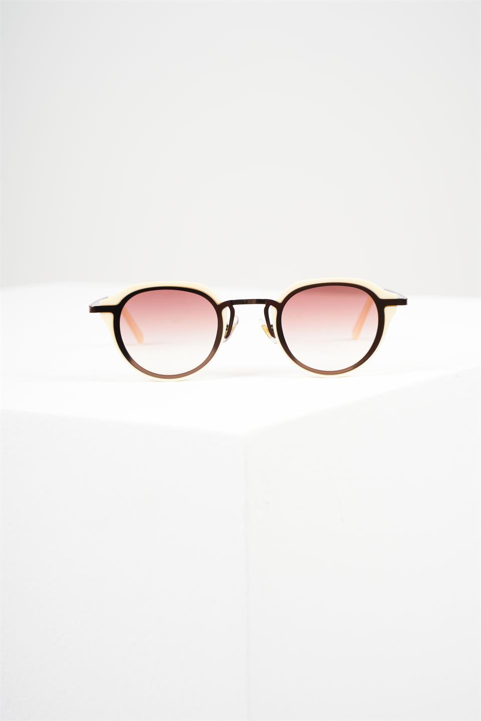 ROYAL EYEWEAR RE0088 CREAM BROWN UNISEX 