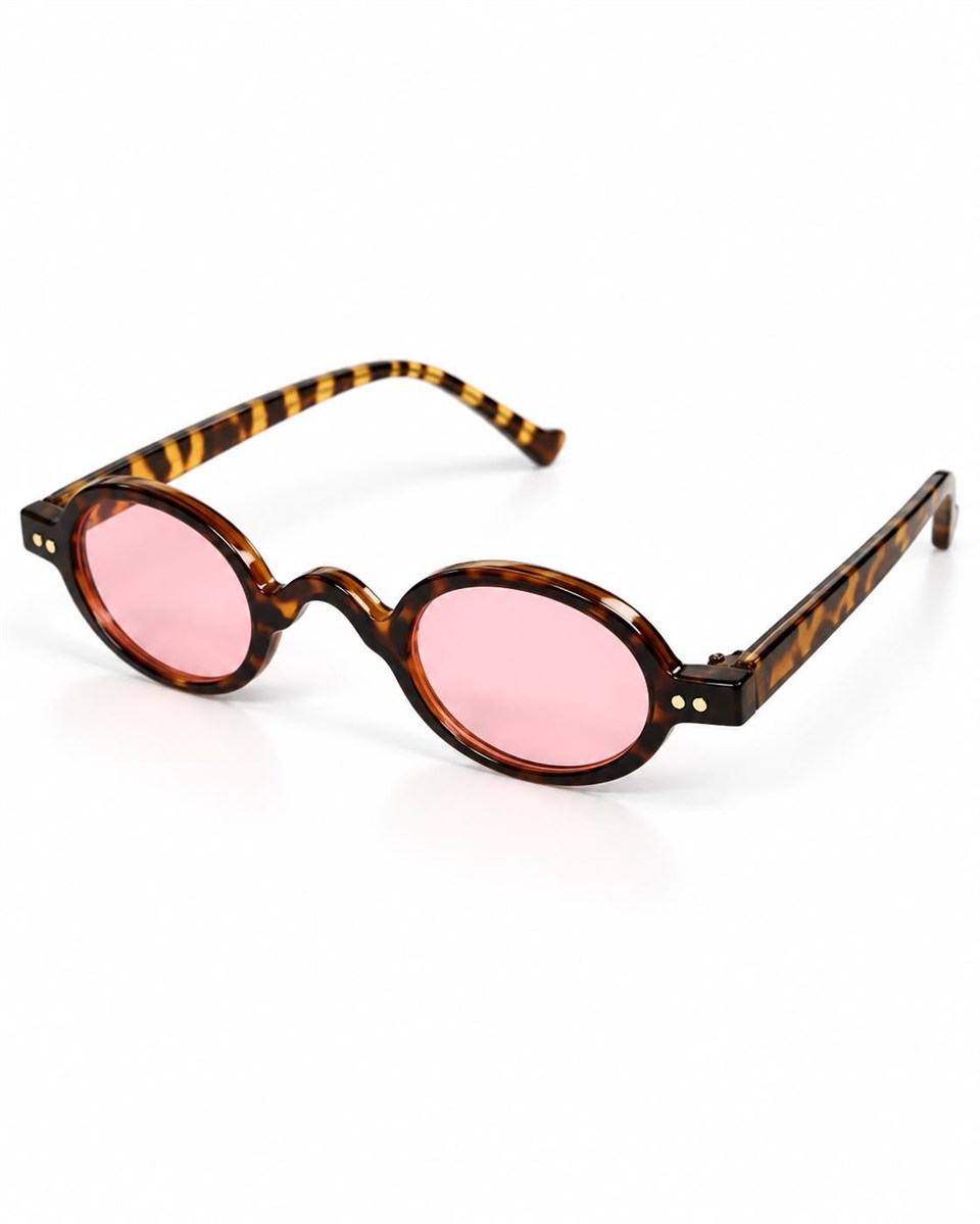 Royal Eyewear RE012 Leopar Pembe Güneş Gözlüğü