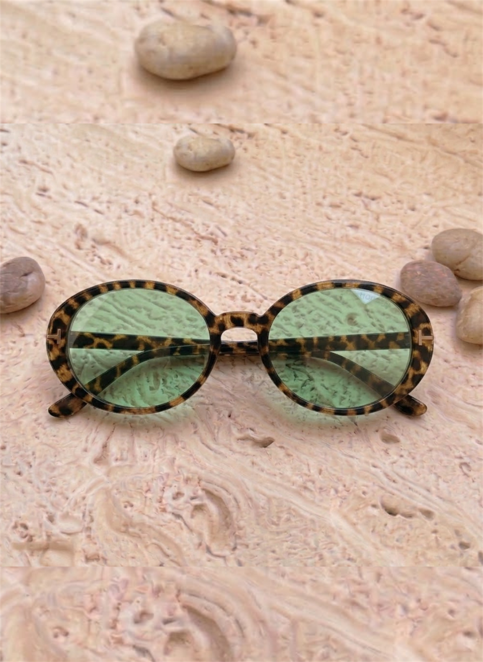 Royal Eyewear RE1027 Leopar Yeşil  Güneş Gözlüğü